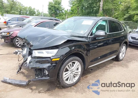 2018 Audi Q5 2.0T Premium z USA, uszkodzony, nr VIN WA1CNAFY0J2217145